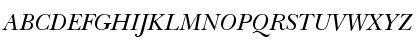 Download ITC New Baskerville Italic OsF Font Uppercase Preview