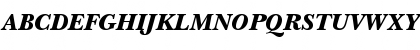 Download ITC New Baskerville Std BlkIta Font Uppercase Preview