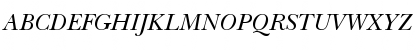 Download ITC New Baskerville Std Italic Font Uppercase Preview