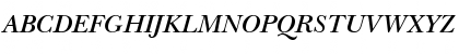 Download ITC New Baskerville Std SmBdIt Font Uppercase Preview