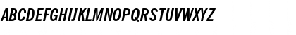 Download News Gothic Bold Condensed Italic Font Uppercase Preview