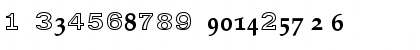 Download Numerics P10 Font Uppercase Preview