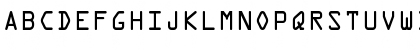 Download OCR A Std Regular Font Uppercase Preview