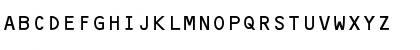 Download OCR-B 10 Pitch Regular Font Uppercase Preview