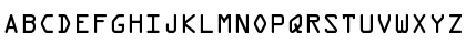 Download OCR_OneC Regular Font Uppercase Preview