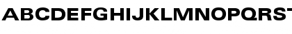 Download Univers-BlackExt Regular Font Uppercase Preview
