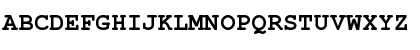 Download .VnCourier NewH Bold Font Uppercase Preview