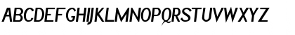 Download CarnubaSSK BoldItalic Font Uppercase Preview