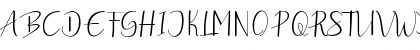 Download Antefand Regular Font Uppercase Preview