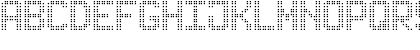 Download Advanced Dot Digital-7 Regular Font Uppercase Preview
