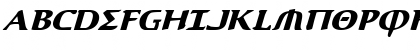 Download Aegis Italic Italic Font Uppercase Preview