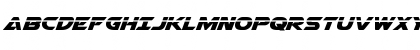 Download Airstrike Laser Regular Font Uppercase Preview
