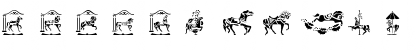Download Carousel Horses Regular Font Uppercase Preview