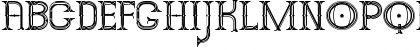 Download Alphin Merytous St Regular Font Uppercase Preview