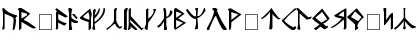 Download Angerthas Runes Regular Font Uppercase Preview
