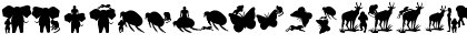 Download AnimalsMeetings Regular Font Uppercase Preview