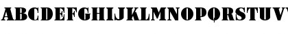 Download ARB-187 Moderne Caps AUG-47 CAS Regular Font Uppercase Preview
