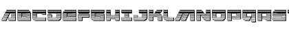 Download Armed Lightning Chrome Regular Font Uppercase Preview