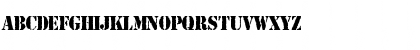 Download ARMY RUST Regular Font Uppercase Preview