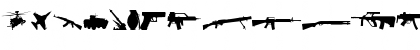 Download Army weapons tfb Regular Font Uppercase Preview