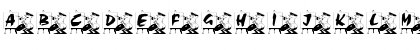 Download Artistic License Regular Font Uppercase Preview