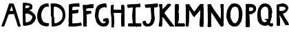 Download ArtYard Thick Regular Font Uppercase Preview