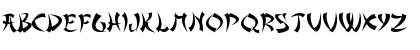 Download Asian Delight Regular Font Uppercase Preview