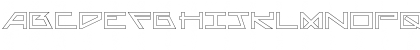 Download AsteriskHollowBold Regular Font Uppercase Preview