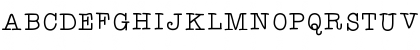 Download ATypewriterForMe Medium Font Uppercase Preview