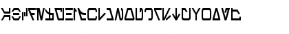 Download Aurebesh Condensed Bold Font Uppercase Preview