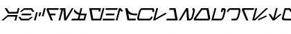 Download Aurebesh Italic Font Uppercase Preview
