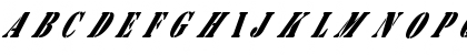 Download AustralianFlyingCorpsStencilB Regular Font Uppercase Preview