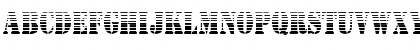 Download AustralianFlyingCorpsStencilL Regular Font Uppercase Preview