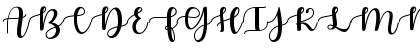 Download Autumn in November Regular Font Uppercase Preview