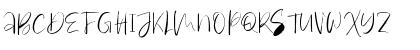 Download Antosan Regular Font Uppercase Preview