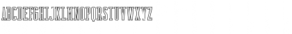 Download BackboardOutline Outline Font Uppercase Preview
