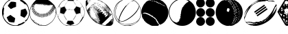 Download BALLS BALLS AND MORE BALLS Regular Font Uppercase Preview