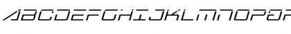 Download Banshee Pilot Laser Italic Italic Font Uppercase Preview