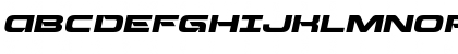 Download Beam Weapon Expanded Italic Expanded Italic Font Uppercase Preview