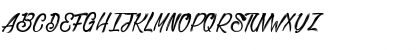 Download Bethanie Snake_PersonalUseOnly Regular Font Uppercase Preview