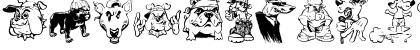 Big Bad Dogs Regular Font Uppercase Preview Big Bad Dogs Regular Font Uppercase Preview