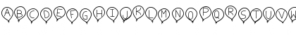 Download birthday balon tfb Regular Font Uppercase Preview