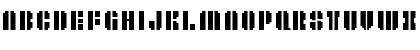 Download BM cafe A14 Font Uppercase Preview