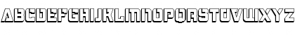 Download Bombardment Shadow Regular Font Uppercase Preview