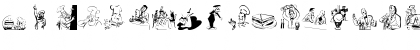 Download BonFood Regular Font Uppercase Preview