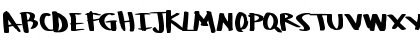 Download BoulderRough Regular Font Uppercase Preview
