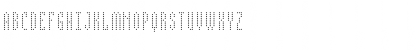 Download BPdotsCondensedDiamond Regular Font Uppercase Preview
