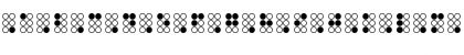 Download Braille Level One Regular Font Uppercase Preview
