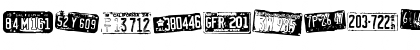 Download Californian cars Regular Font Uppercase Preview