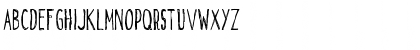Download CF Alone on the Earth DEMO Regular Font Uppercase Preview